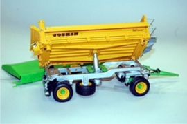 Joskin 4 wheel dump truck with tarpaulin. ROS602212. ROS Scale 1:32