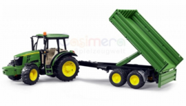 JD 5115M with tipper Bruder BRU02108 Scale 1:16