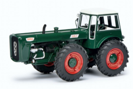 Dutra D4K tractor in Green. PRO.Resin Schuco. SC8964. Scale 1:32