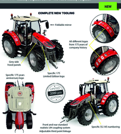 Massey Ferguson 5S.145 175th ann. UH6460. 2022.