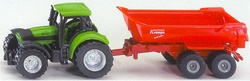 Tractor with dump truck