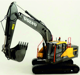 VOLVO EC220 El rupskraan met Bak en S70qc/snelwissel AT3200115. 1:32.