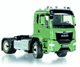 MAN TGS 18.510 4 x 4 BL 2 axle truck Green Wi077650. 1:32
