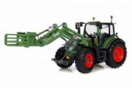 Fendt 516 Vario met voorlader en balenklem UH4271 Schaal 1:32