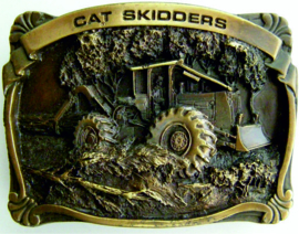 CAT SKIDDERS Belt Buckle CAT880211