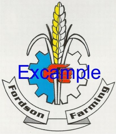 Fordson Farming logo op vlag van +/- 35X50 cm.