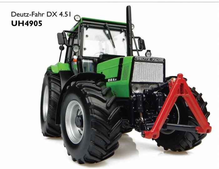Deutz-Fahr DX4.51 tractor with front linkage. UH4905 Scale 1:32
