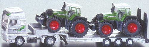 Low loader with Fendt tractors Si1840 Scale 1:87