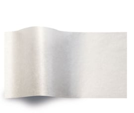 VLOEIPAPIER - PEARL WHITE 50 x 75 cm (240 st)
