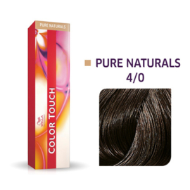 Wella Color Touch - Pure Naturals -  4/0  - 60 ml