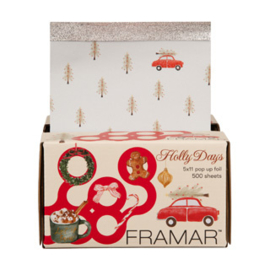 Framar Pop-Up Foil - 12,7 x 28 cm - Holly Days - 500 vel