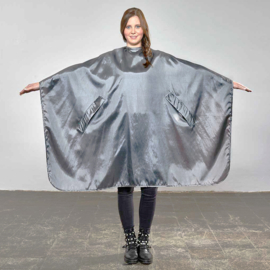 1+1 Gratis! Trend-Design Keep Cool Knipmantel met drukknopen - Grijs