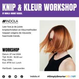 Knip & Kleur Workshop by Indola - 27 mei 2024