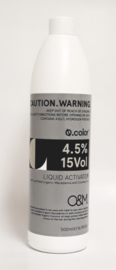 O&M Q.color Oxidant Waterstof 15 Vol. 4,5% - 500 ml