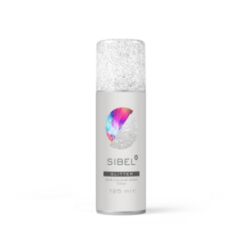 Haarkleurspray Sibel Glitter - Zilver - 125 ml