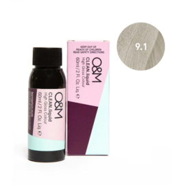 O&M CLEAN.liquid - 9.1 Very Light Ash Blonde - 60 ml