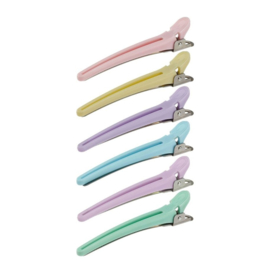 Efalock Verdeelklemmen Pastel Mix - 12 stuks