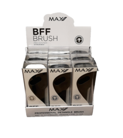 Max Pro BFF Borstel Large Black - display met 9 borstels