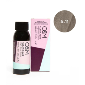 O&M CLEAN.liquid - 8.11 Light Intense Ash Blonde - 60 ml