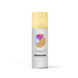 Haarkleurspray Sibel Glitter - Goud - 125 ml