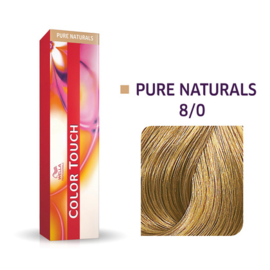 Wella Color Touch - Pure Naturals -  8/0  - 60 ml