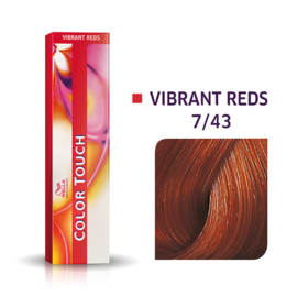Wella Color Touch - Vibrant Reds -  7/43 - 60 ml