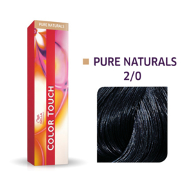 Wella Color Touch - Pure Naturals -  2/0  - 60 ml