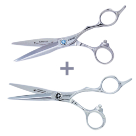 Schaar E-Kwip+ TEC Set (Straight Cut + Slide Cut)