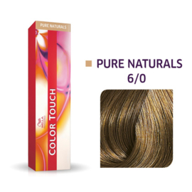 Wella Color Touch - Pure Naturals -  6/0  - 60 ml