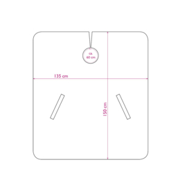 1+1 Gratis! Trend-Design Keep Cool Knipmantel met drukknopen - Grijs
