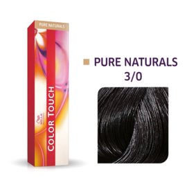 Wella Color Touch - Pure Naturals -  3/0  - 60 ml