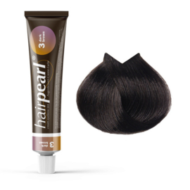 Hairpearl Wimper- en wenkbrauwverf Nr. 3 Dark Brown - 20 ml