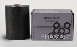 Framar Back In Black Medium Embossed Roll - 100 m