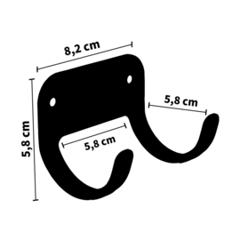 Haardrogerhouder T-Shape