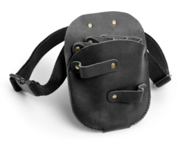 Schaarholster, leder