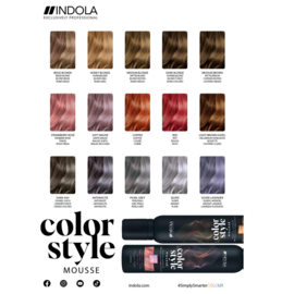 Indola Color Style Mousse - Dark Blonde - 200 ml