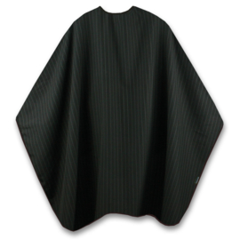 Trend-Design Mens Cape Knipmantel met drukknopen - Zwart