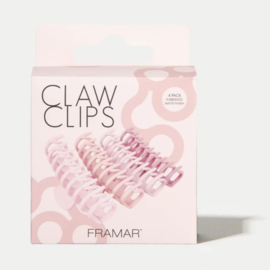 Framar Claw Clip Blush - 4 stuks