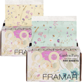 Framar Pop-Up Foil - 12,7 x 28 cm - Garden Party - 500 vel