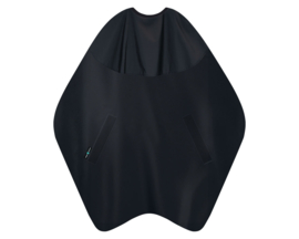 Trend-Design Silque Balayage Universele Cape met drukknopen - Zwart