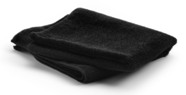 Handdoek micro fiber kleur- en bleekbestendig, 50 x 90 cm - Zwart - 10 stuks
