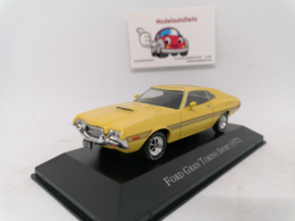 Ford Gran Torino sport 1972 geel