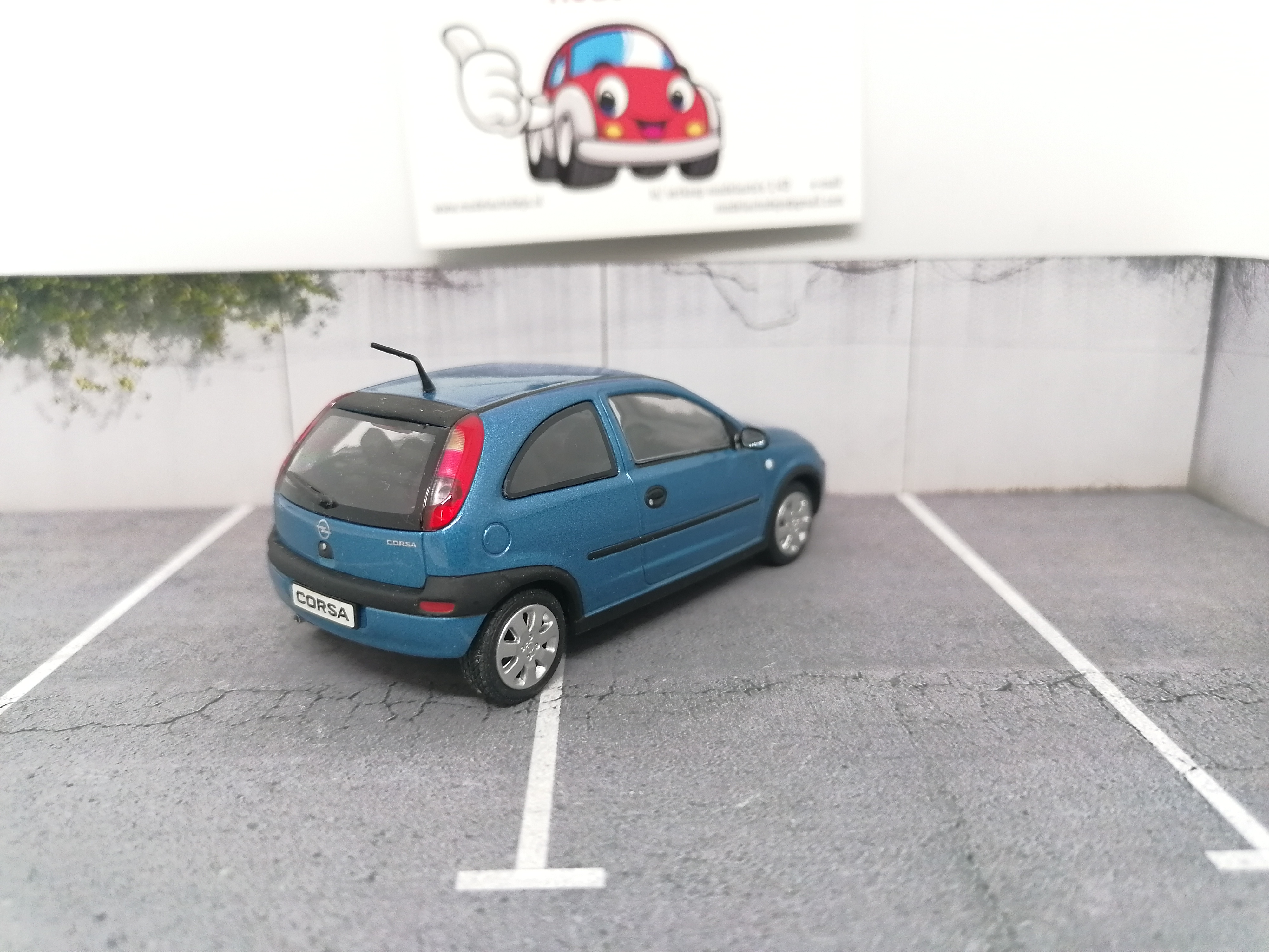 Opel Corsa C 3drs blauw