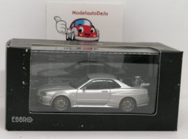 Nissan Skyline GT-R ( R34)  Vspec II zilvergrijs