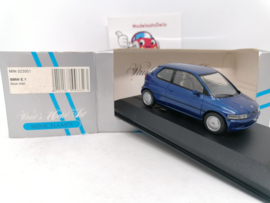 BMW E1 blauw