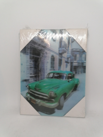 3D foto cuba op plank