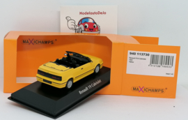 Renault 19 cabriolet 1991 geel