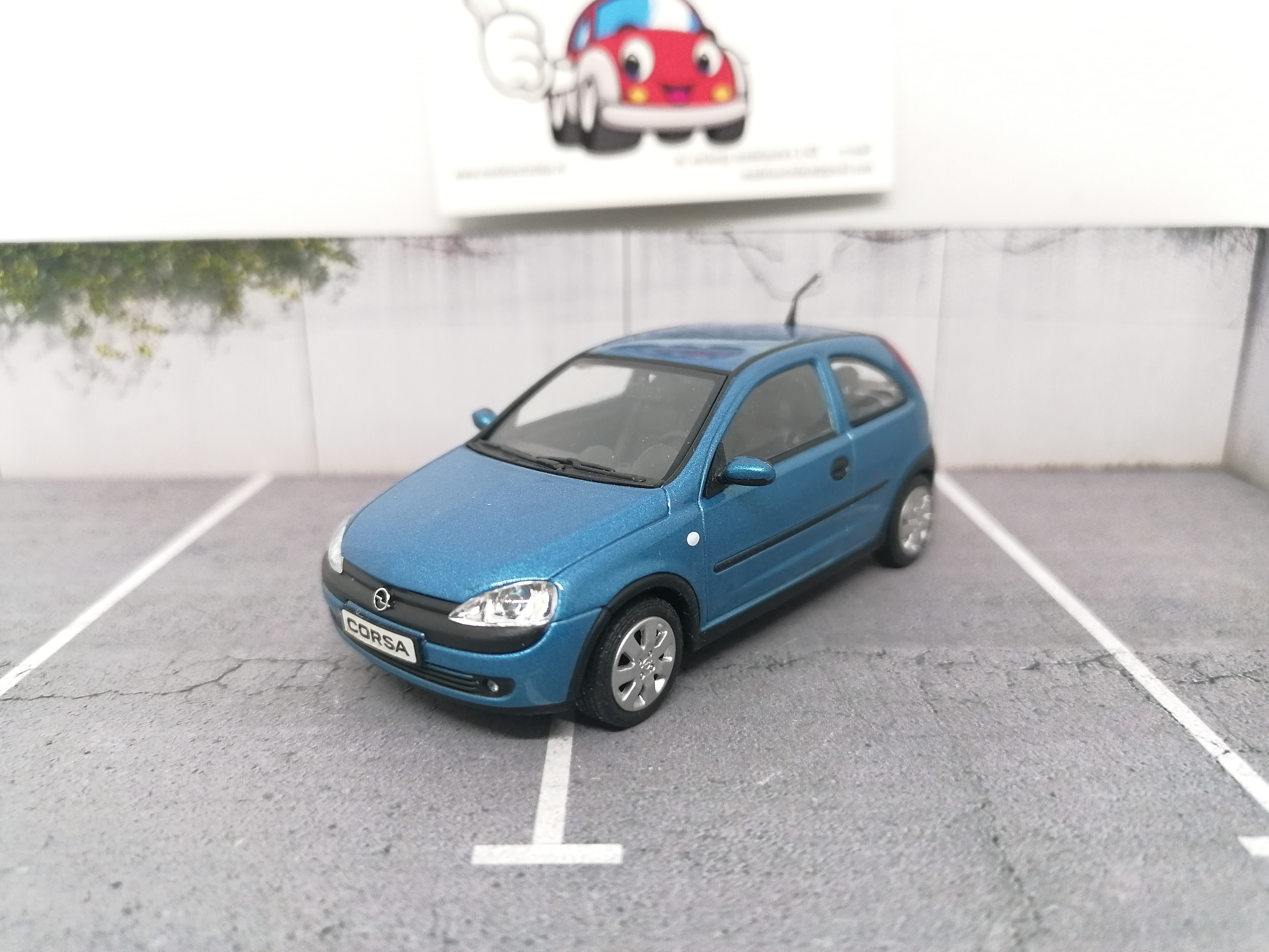 Opel Corsa C 3drs blauw