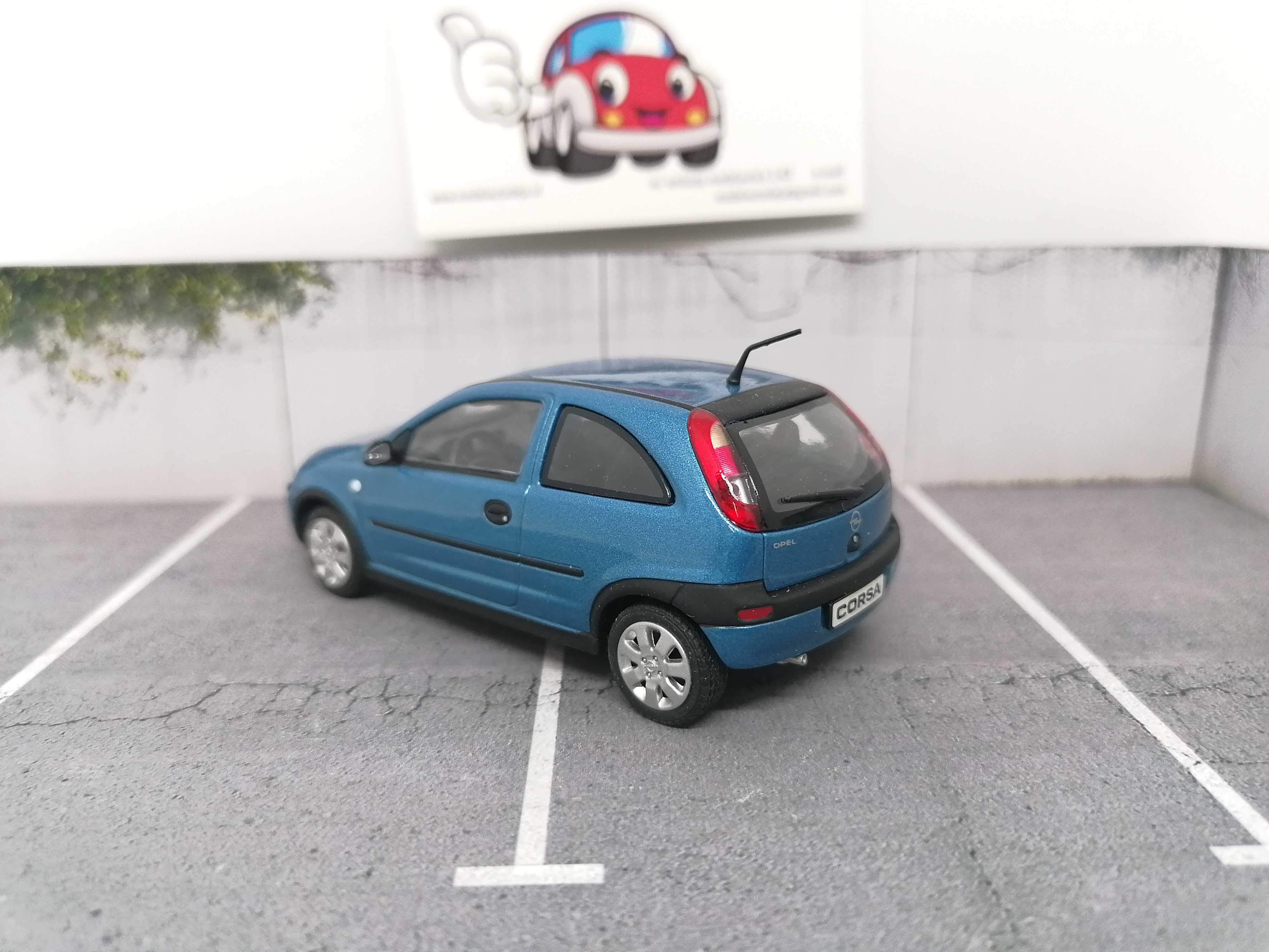 Opel Corsa C 3drs blauw