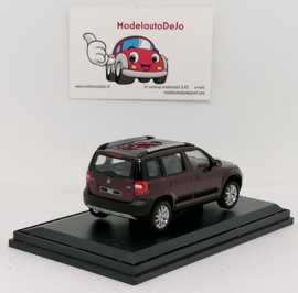 Skoda Yeti 2009 donker rood